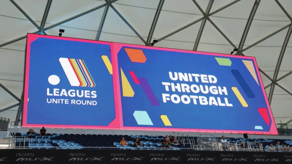 A-league billboard