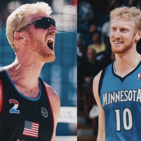 Bývalá hvězda NBA Chase Budinger reprezentuje USA v plážovém volejbalu