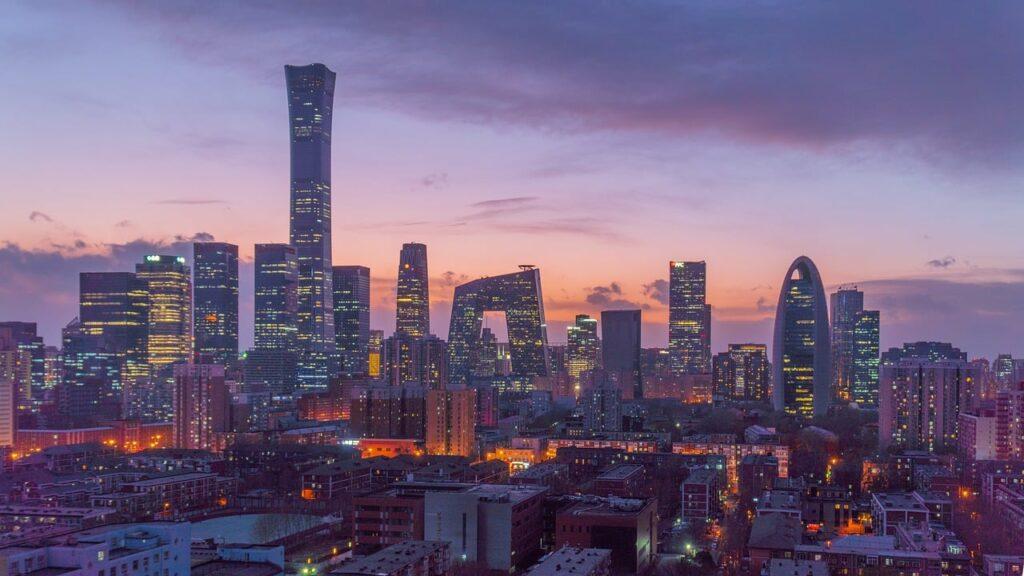 Hlavní město. Čína. Beijing.