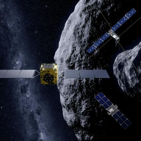 Evropská vesmírná mise Hera vyšetřuje dopad asteroidu