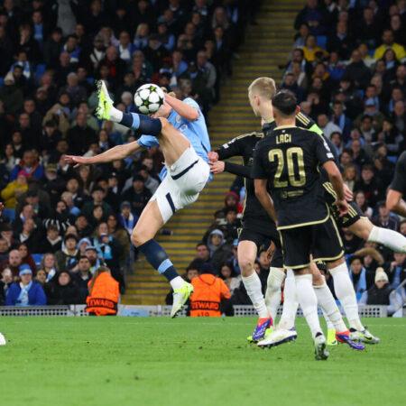 Manchester City v čele s Haalandem popravil Spartu 5:0